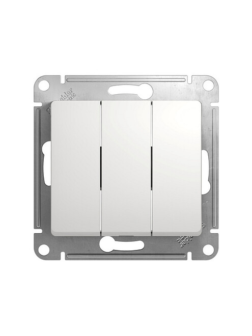 Выключатель SE GLOSSA GSL000131 3кл. белый 495x660 Выключатель SE GLOSSA GSL000131 3кл. белый 495x660 в Материке