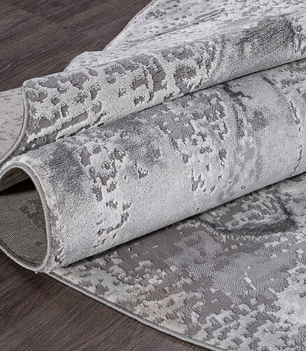 Ковер ARMINA 04022G Grey/Grey 80*150, овал 438x503 в Материке - Вариант 2