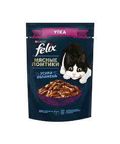 Корм для кошек FELIX Мясные ломтики, утка, соус (75г) 238x286 в Материке