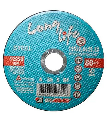 Диск отрезной по нерж. ЛУГА Long 115*1,2мм 438x503 в Материке