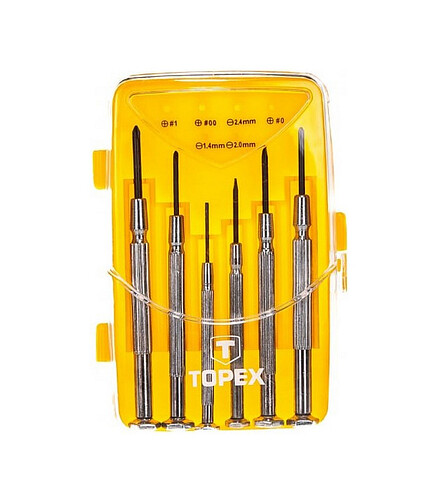 Набор отверток прециз. TOPEX 39D559 6пр. 438x503 в Материке - Вариант 2