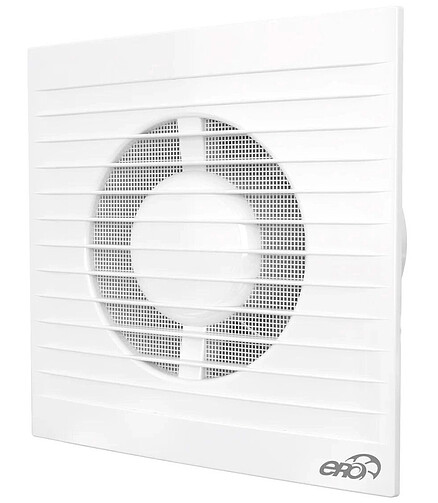 Вентилятор ERA E 100S d100 с сеткой 438x503 в Материке - Вариант 2