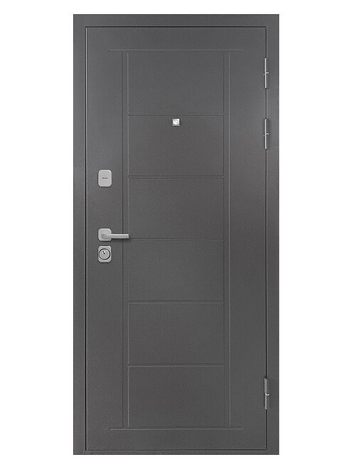 Дверь металлическая АТЛАНТ-504 (Букле серый Ривьера Айс)/2050х960/R 495x660 Дверь металлическая АТЛАНТ-504 (Букле серый Ривьера Айс)/2050х960/R 495x660 в Материке