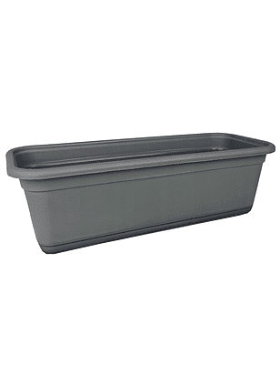 Ящик балконный VENUS Mat Eco Recycled (40x16x13см) пластик антрацит 5165-014 238x286 в Материке