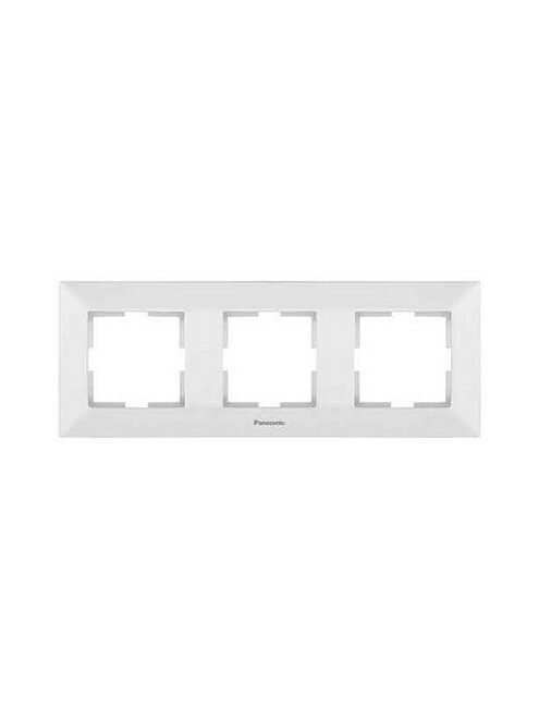 Рамка Panasonic ARKEDIA 3мест. белый 495x660 Рамка Panasonic ARKEDIA 3мест. белый 495x660 в Материке