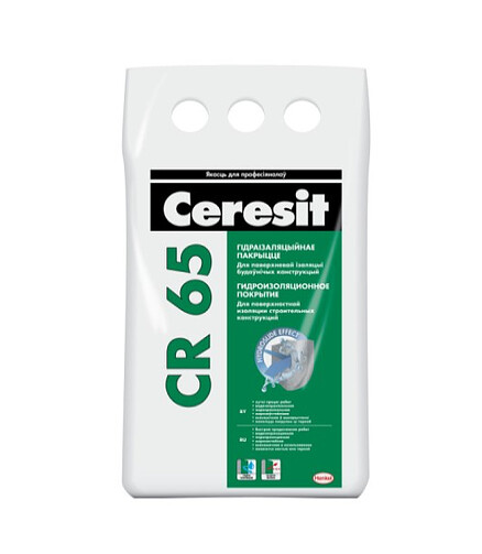 Смесь CERESIT CR 65 гидроизоляционная, 5кг 438x503 в Материке