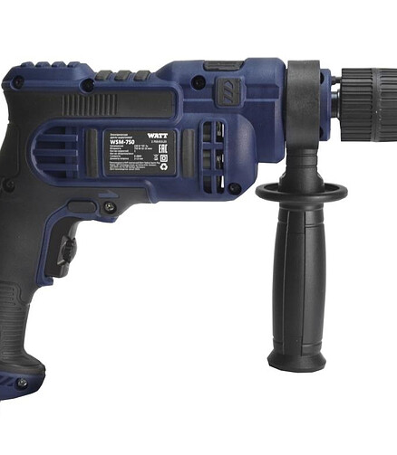 Дрель ударная WATT WSM-750 750Вт 438x503 в Материке - Вариант 3