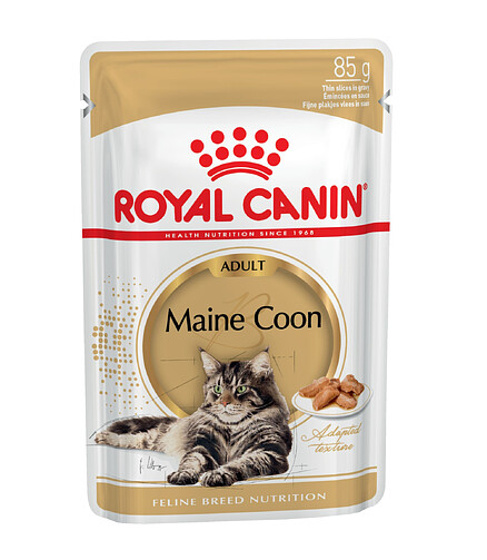 Корм для кошек Royal Canin Maine Coon кусочки в соусе (85г) 438x503 в Материке