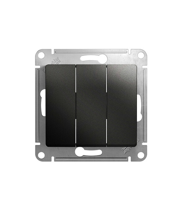 Выключатель SE GLOSSA GSL000731 3кл. антрацит 586x674 Выключатель SE GLOSSA GSL000731 3кл. антрацит 586x674 в Материке