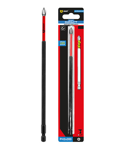 Бита ударная GRAFF PH2 200мм 438x503 в Материке