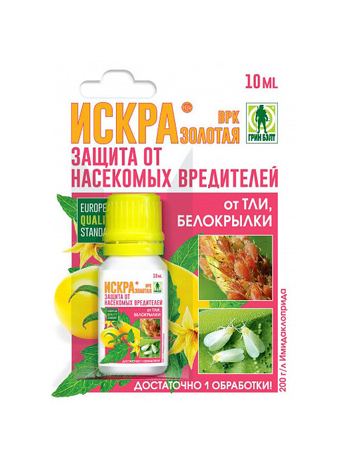 Средство Искра Золотая, инсектицид (10мл), Техноэкспорт 495x660 Средство Искра Золотая, инсектицид (10мл), Техноэкспорт 495x660 в Материке