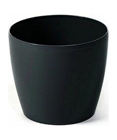 Горшок MAGNOLIA (12x10см) пластик черный LA200-04