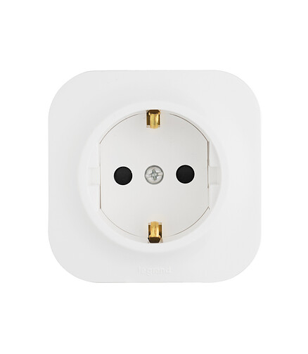Розетка Legrand QUTEO 782211 1мест. с/з белый 438x503 в Материке - Вариант 2