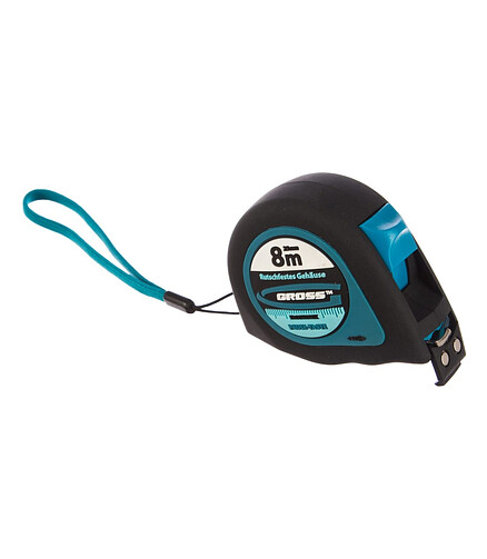 Рулетка GROSS Ergonomisch 8мх25мм магнит 438x503 в Материке