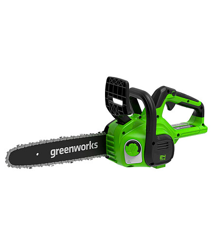 Пила цепная без аккум. GREENWORKS GD40CS18 40В 40см 438x503 в Материке