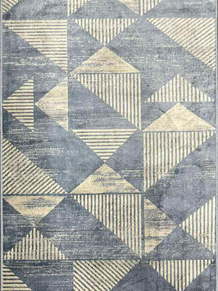 Ковер VENEZIA 84555 Blue Grey 67*110 238x286 в Материке