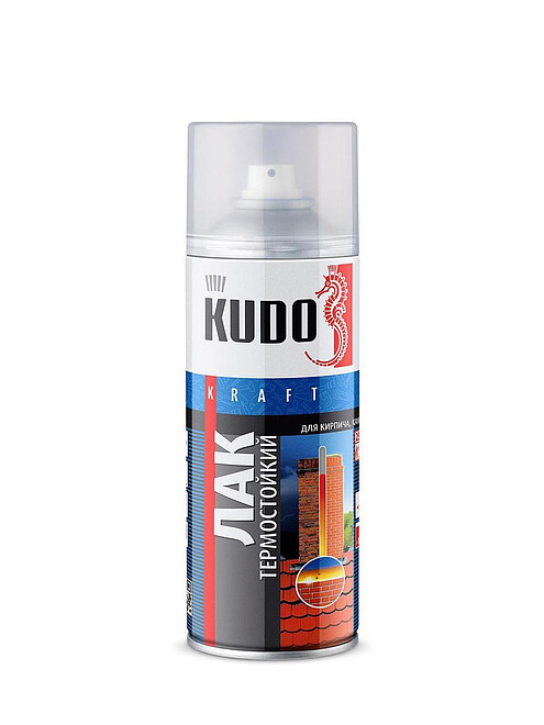 Лак аэроз.KUDO термостойкий (до+250С), 520мл 495x660 Лак аэроз.KUDO термостойкий (до+250С), 520мл 495x660 в Материке