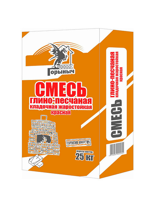 Смесь Горыныч жаростойкая глино-песчаная, 25кг 495x660 Смесь Горыныч жаростойкая глино-песчаная, 25кг 495x660 в Материке
