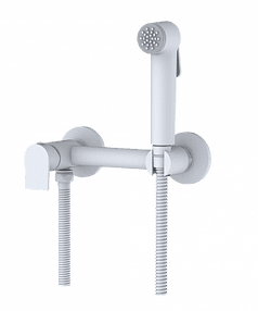 Смеситель BIDET EVO GA012202MW (для биде) м/о 150мм, матовый белый 238x286 в Материке