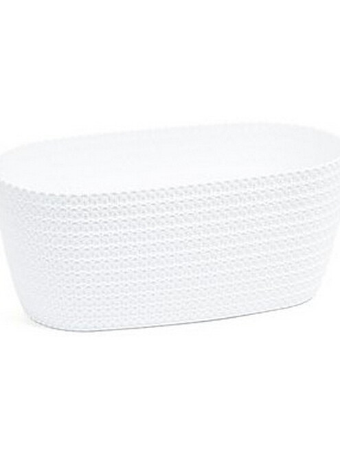 Кашпо JERSEY (38x20x16см) пластик белый LA782-05 495x660 Кашпо JERSEY (38x20x16см) пластик белый LA782-05 495x660 в Материке