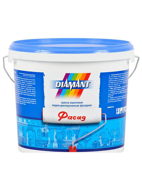 Краска DIAMANT Фасад, 5л 495x660 Краска DIAMANT Фасад, 5л 495x660 в Материке