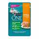 Корм для кошек Purina ONE для домашних, курица, морковь (75г) 80x80 в Материке