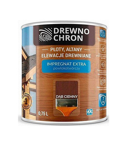 Пропитка DREWNOCHRON IMPREGNAT EXTRA дуб темный, 0,75л 438x503 в Материке
