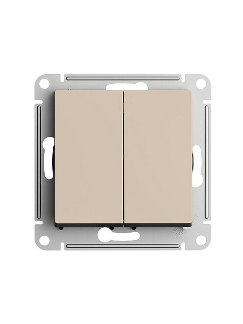 Выключатель SE ATLAS Design ATN001251 2кл. песочный 495x660 Выключатель SE ATLAS Design ATN001251 2кл. песочный 495x660 в Материке