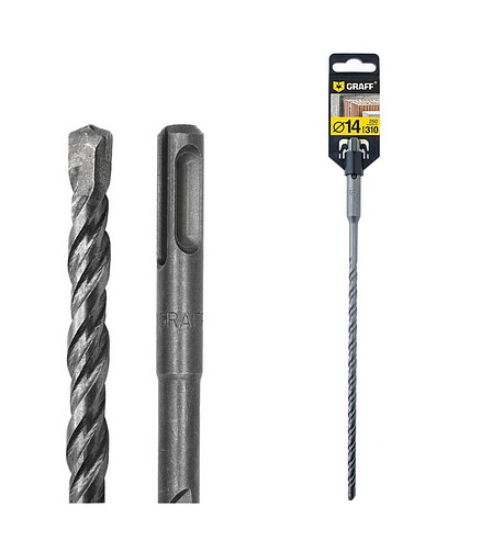 Сверло SDS+ GRAFF 14х250х310мм 438x503 в Материке