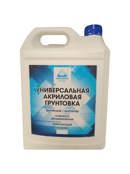 Грунтовка KRONON-GRUNT акриловая, 5кг 495x660 Грунтовка KRONON-GRUNT акриловая, 5кг 495x660 в Материке