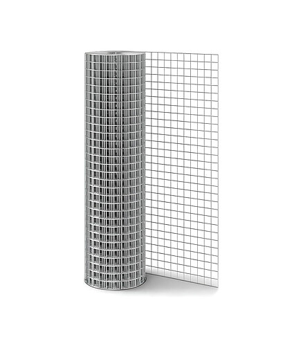 Сетка сварная оцинкованная D1,2 яч.25,4; 1м х 5м 438x503 в Материке