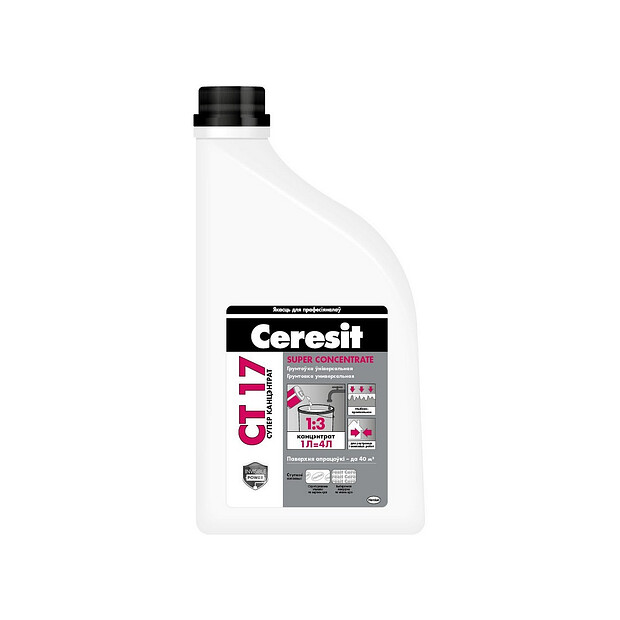 Грунтовка CERESIT CT17 Super Concentrate (1:3) 1л