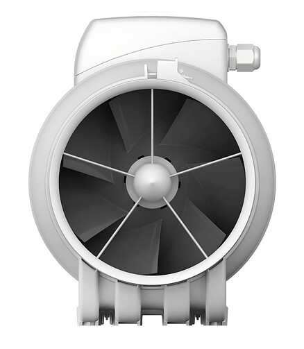 Вентилятор канальный ERA PRO Typhoon 160 2SP d160мм 438x503 в Материке - Вариант 2