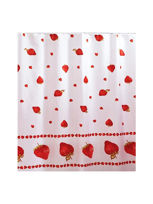 Штора для ванной комнаты STRAWBERRY 180х200см (100% полиэстр) 495x660 Штора для ванной комнаты STRAWBERRY 180х200см (100% полиэстр) 495x660 в Материке
