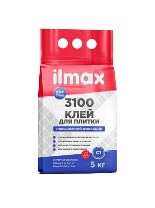 Клей ILMAX 3100 Standardfix для плитки, 5кг 238x286 в Материке