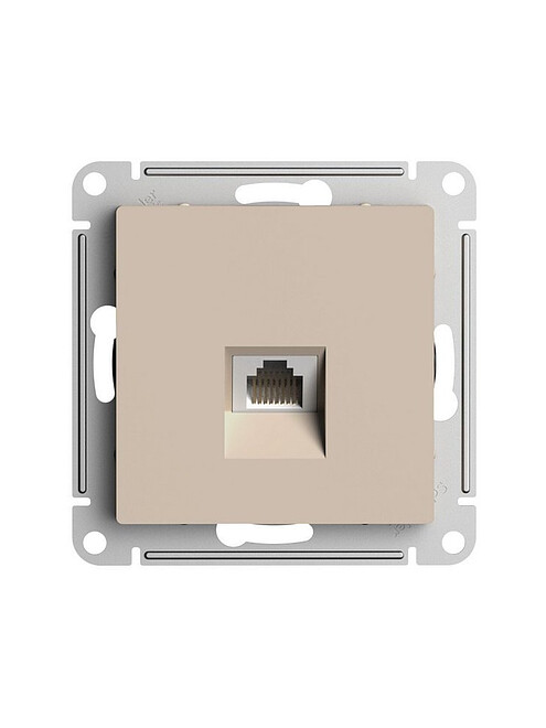 Розетка комп. SE ATLAS Design ATN001283 1мест. песочный 495x660 Розетка комп. SE ATLAS Design ATN001283 1мест. песочный 495x660 в Материке