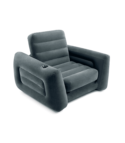 Кресло надувное INTEX (24х17х6см) темно-серый арт.66551NP 438x503 в Материке