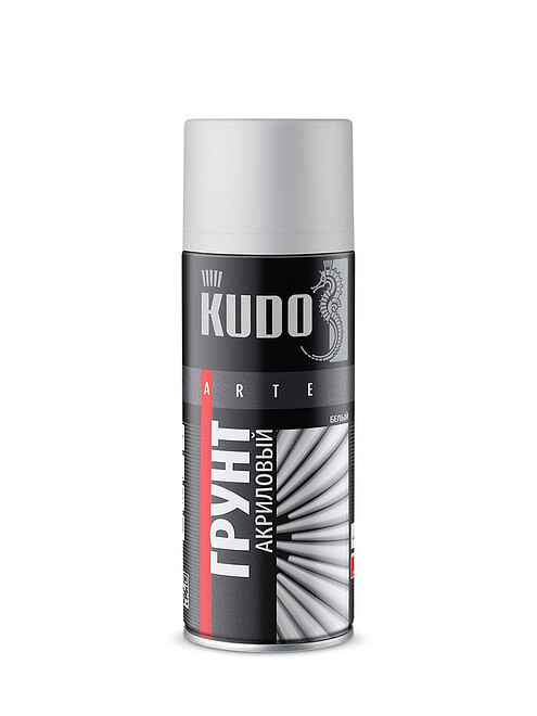 Грунт аэроз. KUDO акриловый белый, 520мл 495x660 Грунт аэроз. KUDO акриловый белый, 520мл 495x660 в Материке