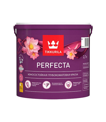 Краска Tikkurila PERFECTA C гл/мат, 2,7л 438x503 в Материке
