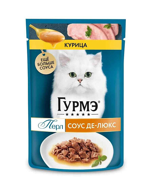 Корм для кошек Gourmet Perle курица, соус (75г) 495x660 Корм для кошек Gourmet Perle курица, соус (75г) 495x660 в Материке