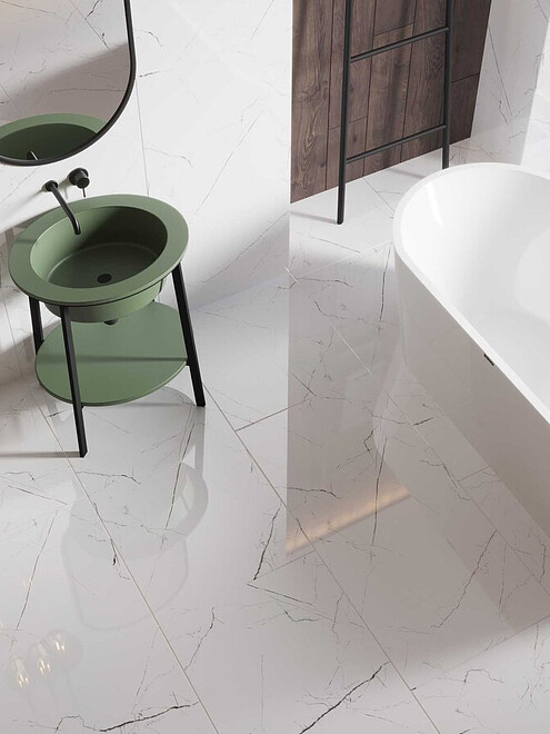 Керамогранит Onlygres MARBLE 101 60х120 см 1,44 м2 цвет white glossy 495x660 Керамогранит Onlygres MARBLE 101 60х120 см 1,44 м2 цвет white glossy 495x660 в Материке