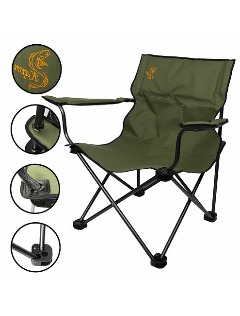 Кресло складное хаки F1R 495x660 Кресло складное хаки F1R 495x660 в Материке