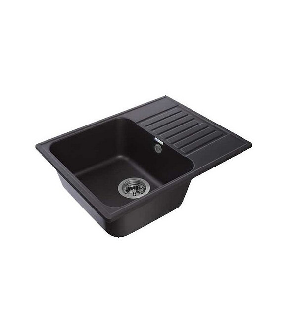 Мойка QUARZ GF-Z 13 (ECO 13), 620х480мм черный (без сифона) 586x674 Мойка QUARZ GF-Z 13 (ECO 13), 620х480мм черный (без сифона) 586x674 в Материке