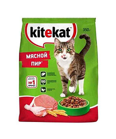 Корм для кошек KITEKAT Мясной пир (0,35кг) 238x286 в Материке