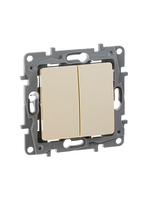 Выключатель прох. Legrand ETIKA 672312 2кл. сл.кость 238x286 в Материке - Вариант 2