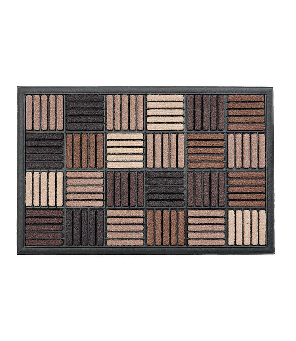 Коврик придверный PARQUET brown 40*60 586x674 Коврик придверный PARQUET brown 40*60 586x674 в Материке