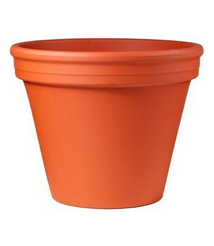 Горшок NATUR Prosta (17,7x15,4см) терракота кирпичный T-001-001-16-P 438x503 в Материке