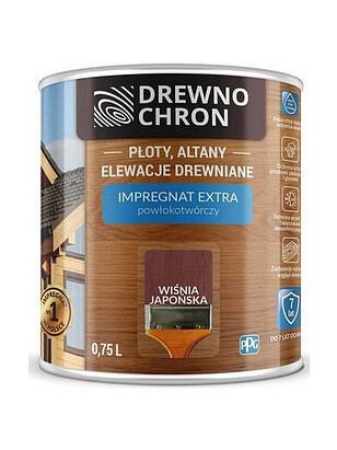 Пропитка DREWNOCHRON IMPREGNAT EXTRA вишня японская, 0,75л 238x286 в Материке