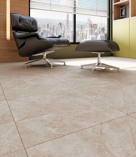 Керамогранит Beryoza Ceramica РОУД 50х50 см 1,5 м2 цвет графит 438x503 в Материке
