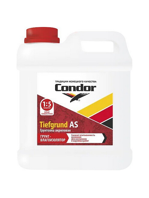 Грунтовка Condor Tiefgrund AS, 2кг 495x660 Грунтовка Condor Tiefgrund AS, 2кг 495x660 в Материке